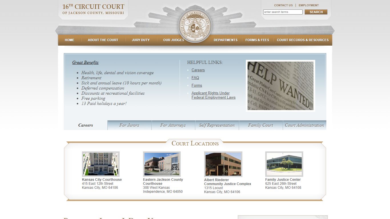 Home - 16th Circuit Court of Jackson County, Missouri